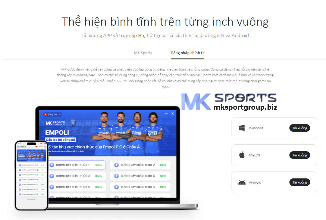 MKSports - Ứng Dụng Thể Thao Hàng Đầu